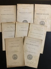 Antique US Department Of Agriculture Farmers Bulletin Booklet Lot 1897-1911 picture