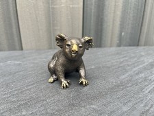 Gorgeous Cute Vintage Bronze Koala Bear With Extraordinary Details Heavy picture