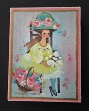 Vintage Caprice Card Box W/ VTG Hallmark Cards Plus More Never Used craft fun picture