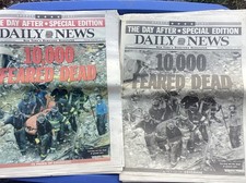 Massive 33-Pc 9/11 Aftermath & Anniversary Archive Lot - 31 Dates Daily News picture