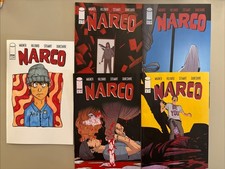 Narco #1-5 (Complete Series, Doug Wagner) #1 Blank Variant Sketch CVR By Apt.12 picture