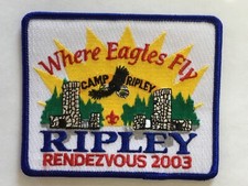 2003 Camp Ripley Rendezvous  pocket patch picture