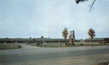 Jackson Michigan Crescent Motel Ann Arbor Road Shulers Restaurant Postcard 39A picture