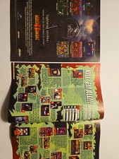 RARE VINTAGE MORTAL KOMBAT II AD LOT SEGA SATURN KONTROL PAD AURA INTERACTOR picture