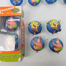 Set of 20 Nickelodeon * Spongebob & Patrick * S Drawer Handle Pull Rare Vintage picture