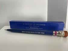 Vintage 1933 1934 A Century Of Progress Eagle Automatic Pencil Giant Novelty Box picture