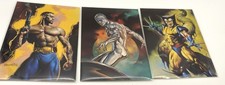 1996 MARVEL MASTERPIECES DOUBLE IMPACT Card Lot of 3 #1 #4 #6 picture