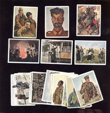 1930's Eckstein Halpaus German Der Weltkrieg Great War Card Lot 27 Diff G/EX+ picture