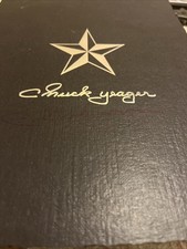 Chuck Yeager Signed Photo Card Cover picture