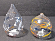 VINTAGE Massimo Lunardon Hand Blown Borosilicate Glass 