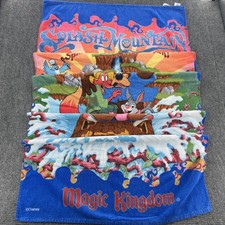 Vintage Disney Splash Mountain Beach Towel Magic Kingdom Brer Rabbit Fox Bear picture