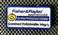 FISHER & PAYKEL APPLIANCES SEW ON ONLY PATCH CERTIFIED INSTALLER 4