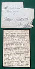 Antique Imperial Russian Signed Letter Grand Duchess Olga Romanov Gatchina picture