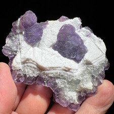 Fluorite from Yangjia Mine, Zhejiang, China - 8.5 x 7.0 x 2.8 cm picture