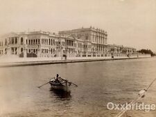 Constantinople Ottoman Empire 1880 Photo Fort Dolmabahce Palace Row Boat Palace picture