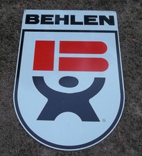 Vintage Behlen Manufacturing Metal Advertising Farm Sign. picture