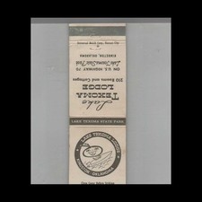 Matchbook Cover Lake Texoma Lodge Kingston, OK picture