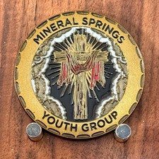Mineral Springs Youth Group NC Christian Cross Religious Challenge Coin  M#16 picture