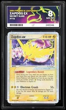 ACE 8 Zapdos EX 116/112 EX Fire Red & Leaf Green Holo Pokemon Card picture