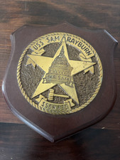 USS Sam Rayburn Bronze Plaque picture