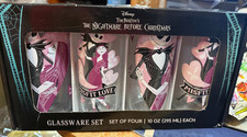 Disney Tim Burtons--The Nightmare Before Christmas Glasses--16oz Set Of 4 picture