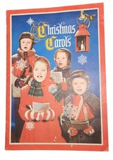 Vintage 1949 Christmas Carols Booklet Shaw-Barton Heieck & Moran Illustrated Mus picture