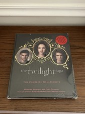 The Twilight Saga The Complete Film Archive Book FACTORY SEALED Red Hype Sticker picture