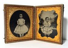 Ambrotype Original 6th Plate Photographs in Case  picture