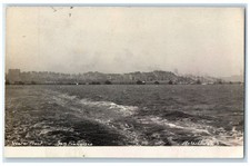 c1907 Shoreline Water Front City A&W View San Francisco CA RPPC Photo Postcard picture