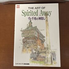 THE ART OF Spirited Away Hayao Miyazaki Art Book Illustration picture