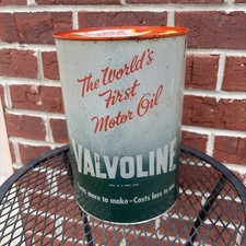 🔥 Vintage 5 Qt VALVOLINE Worlds First Motor Oil Super HPO 20W picture