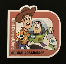 Disney Parks Annual Passholder Magnet - Toy Story Woody & Buzz - Original NEW picture