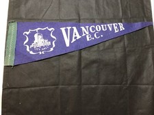 Vintage Vancouver Bc City Hall Pennant (1950),  picture