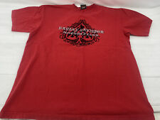 Harley Men’s Shirt Extra Large San Francisco T-shirt Red XL Dudley Perkins picture