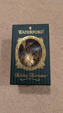 Vintage Waterford Holiday Heirloom glass egg 1999 with all tags and cards picture