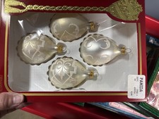VTG Glass Christmas Ornaments picture
