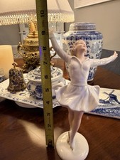 Vintage Wallendorf Germany Porcelain Ice Skater Figurine - Germany picture