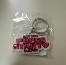 ILLIT Keychain PRESS START in JAPAN Pink Acrylic MIB picture