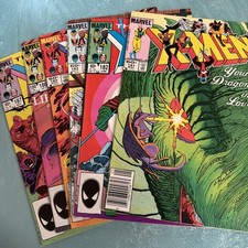 Uncanny X-Men 181 182 183 184 186 187 three NEWSSTAND VARIANTS picture