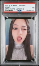 2026 BLACKPINK 3RD MINI ALBUM DEADLINE GRAY VERSION PHOTOCARDS JENNIE PSA 7 picture