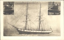 Commodore Perry's flag ship Niagara c1900s-10s Real Photo Vintage Postcard bhn picture