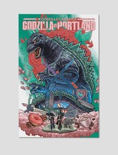 Godzilla vs. America: Portland #1 Premium Giclee Print Poster 11x17 Wall Art picture