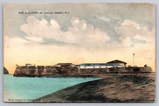 Panay Philippines Old Fort at Iloilo Antique Postcard picture