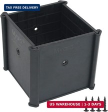 Myard 1-Pack 4x4x4 Inches Post Protector with Screws, Inner Size 3.5