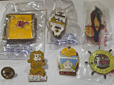 Lot 6 Vintage Lions Club Pins California 4-L5 Disneyland S Franc. 84 Pin Traders picture