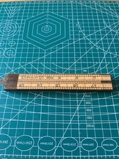 Stanley Rule & Level Co No 84 Folding Wood Boxwood Brass Rule 24” VTG USA NOS picture