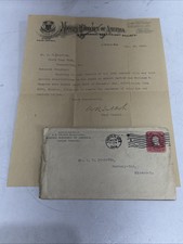 MODERN WOODMEN OF AMERICA Dec 19 1904 Letter With Envelope Antique Lincoln NE picture