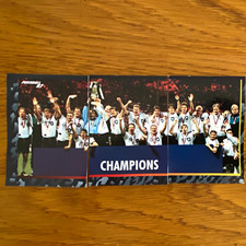 Panini Football 97 Champions 3 Stickers Unpasted Excellent Condition  picture
