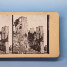 Kenilworth Stereoview 3D C1895 Warwickshire The Medieval Castle Ruins picture