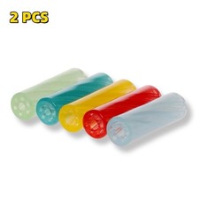 2pcs 9*30mm Wave Spiral 7 Holes Tabacco Smoking Glass Filter Tips picture
